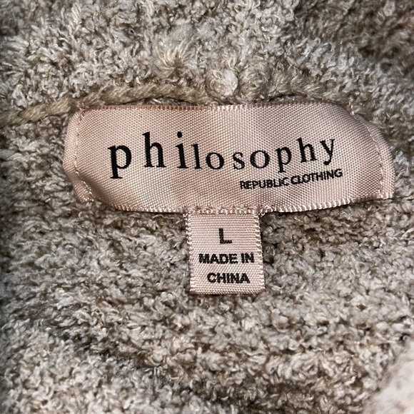 Philosophy Cozy Cowl Neck Sweater | Women’s Size Large - Picture 8 of 10